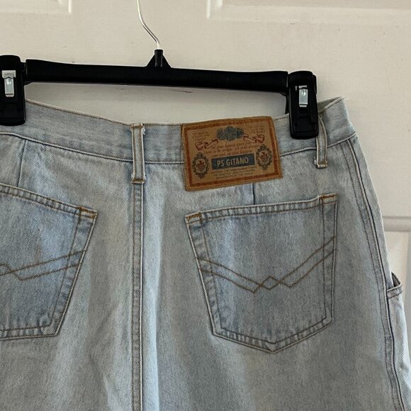 Y2K PS Gitano 90's Vintage High-Rise Mom Jean Shorts Sz 18 - Picture 4 of 9